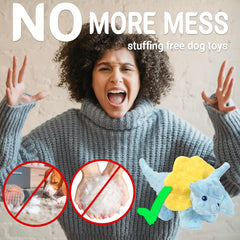 LECHONG No Stuffing Lizard toy – bite-resistant buddy for interactive chewing.