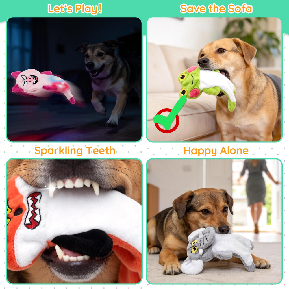 LECHONG bundle provides mental stimulation through sounds, lights, and textures