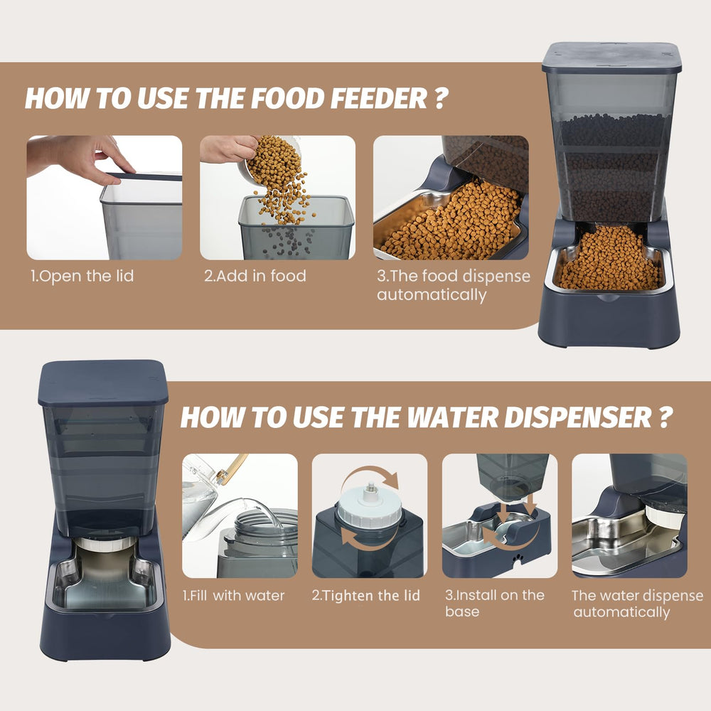 Leefele in-use with cats and dogs shows convenient hydration and feeding