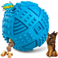 LEGEND SANDY dog ball treat-dispensing invites rewarding play and treats during activity.