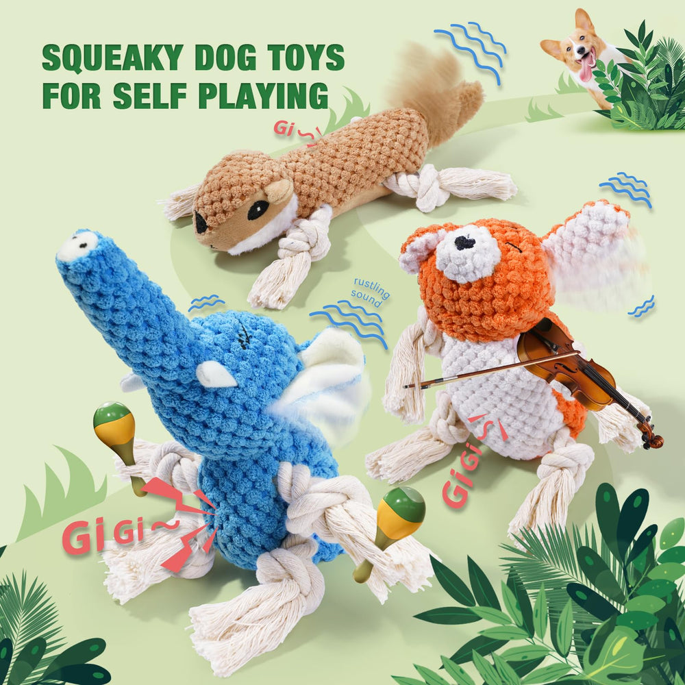 LEGEND SANDY scorpion plush dog toy ready for tug and bite resistance