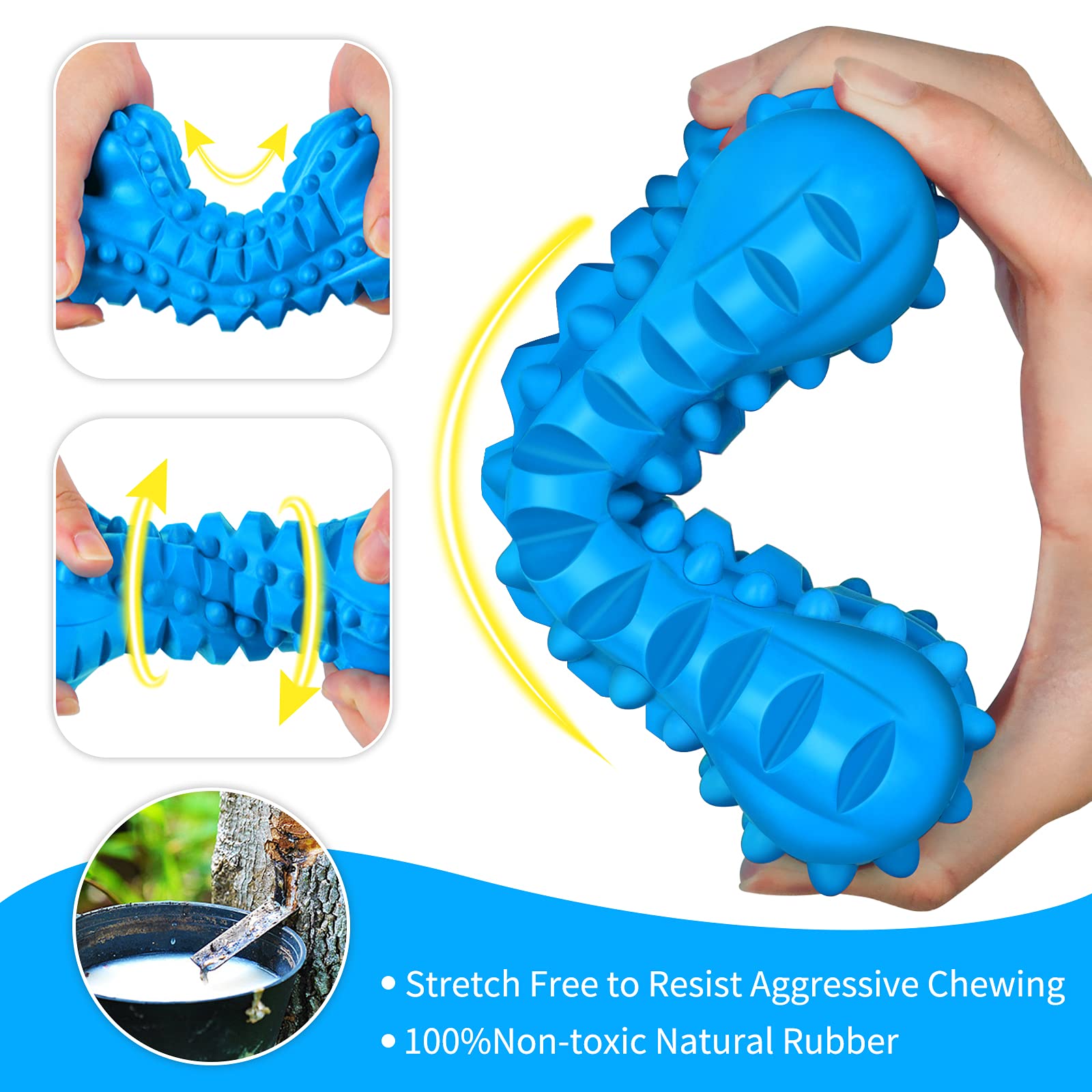 LEGEND SANDY squeaky dog toy for aggressive chewers, built to excite play