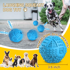LEGEND SANDY squeaky durable ball provides lively entertainment during fetch.