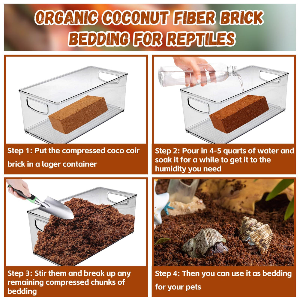 Legigo odor absorption bedding helps maintain a fresh terrarium environment