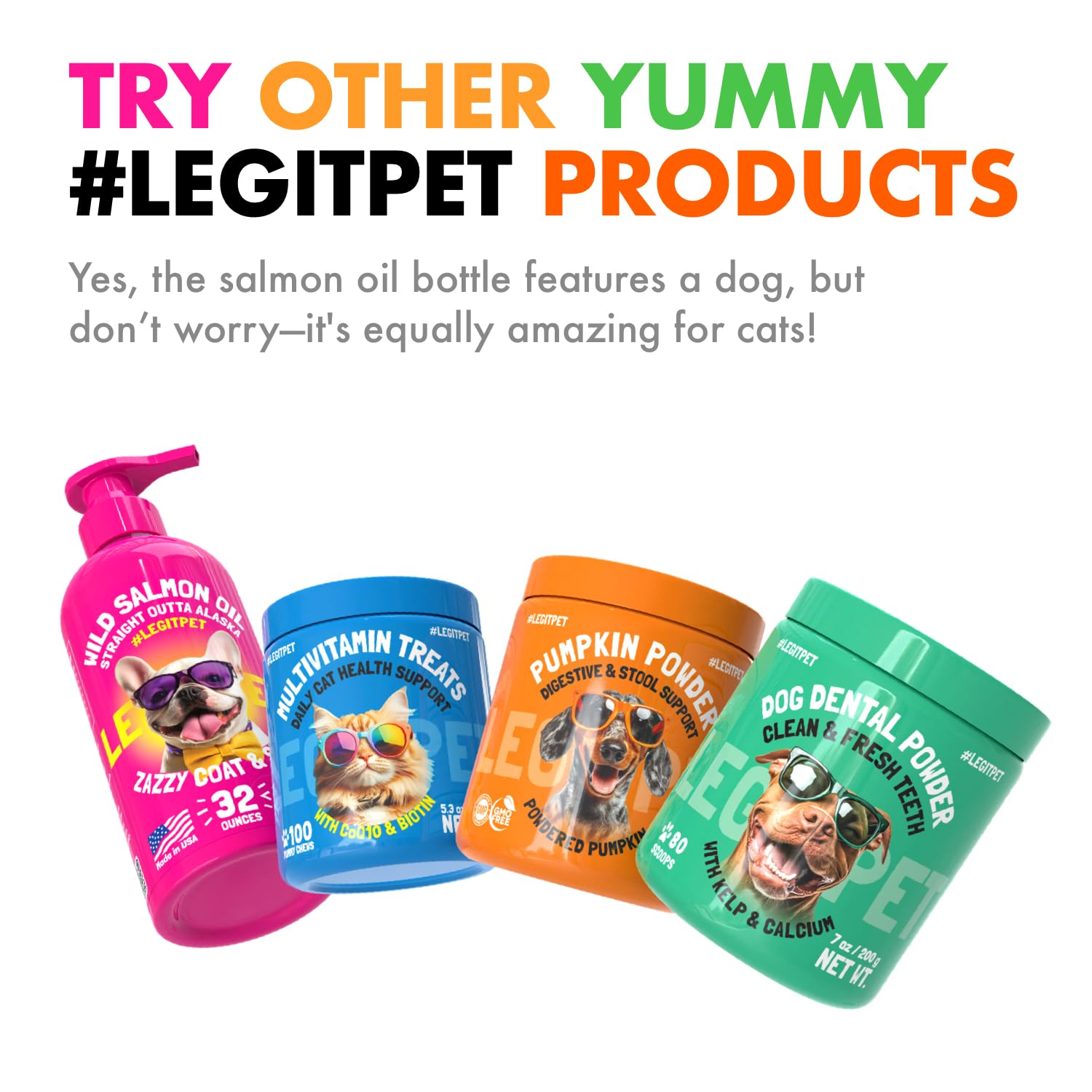 LEGITPET Allergy Relief Chews USA-sourcing badge signals quality ingredients
