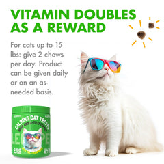 LEGITPET Cat Calming Treats at vet visit supports relaxed handling.