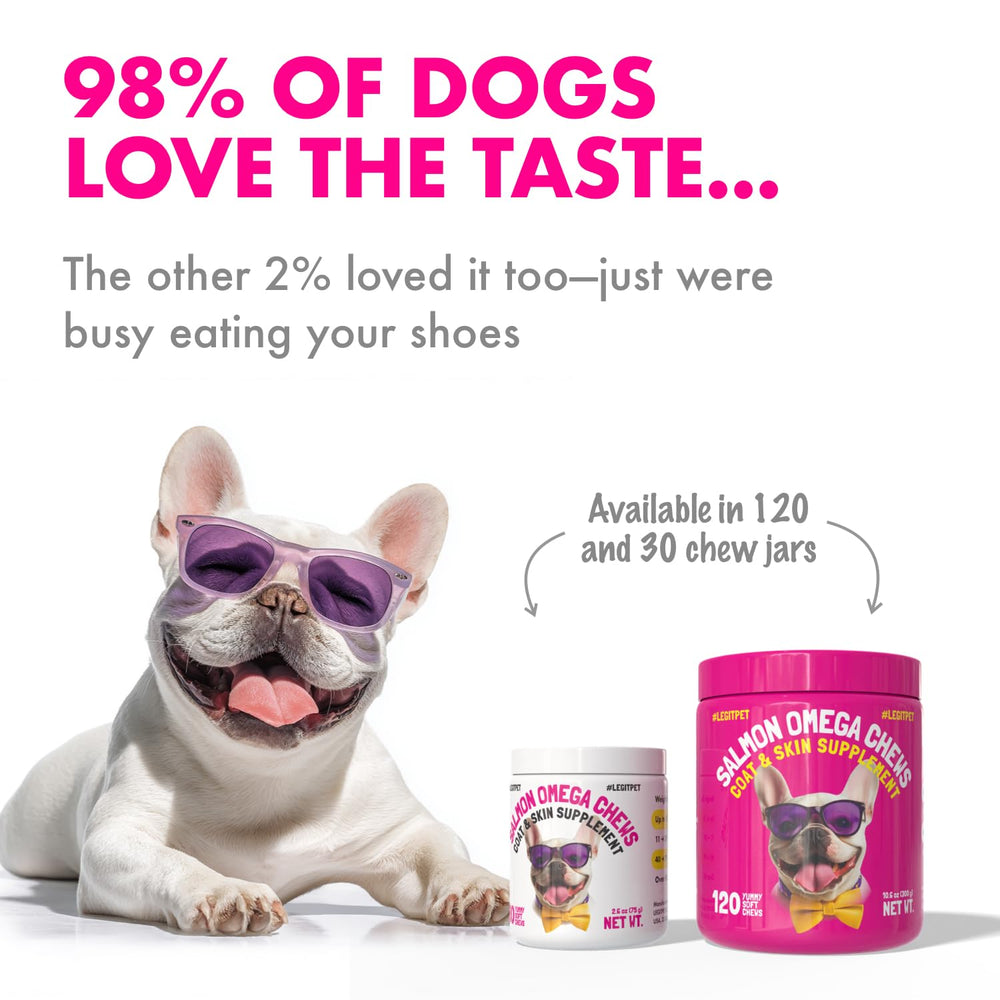LEGITPET dog with shiny coat illustrating skin and coat health