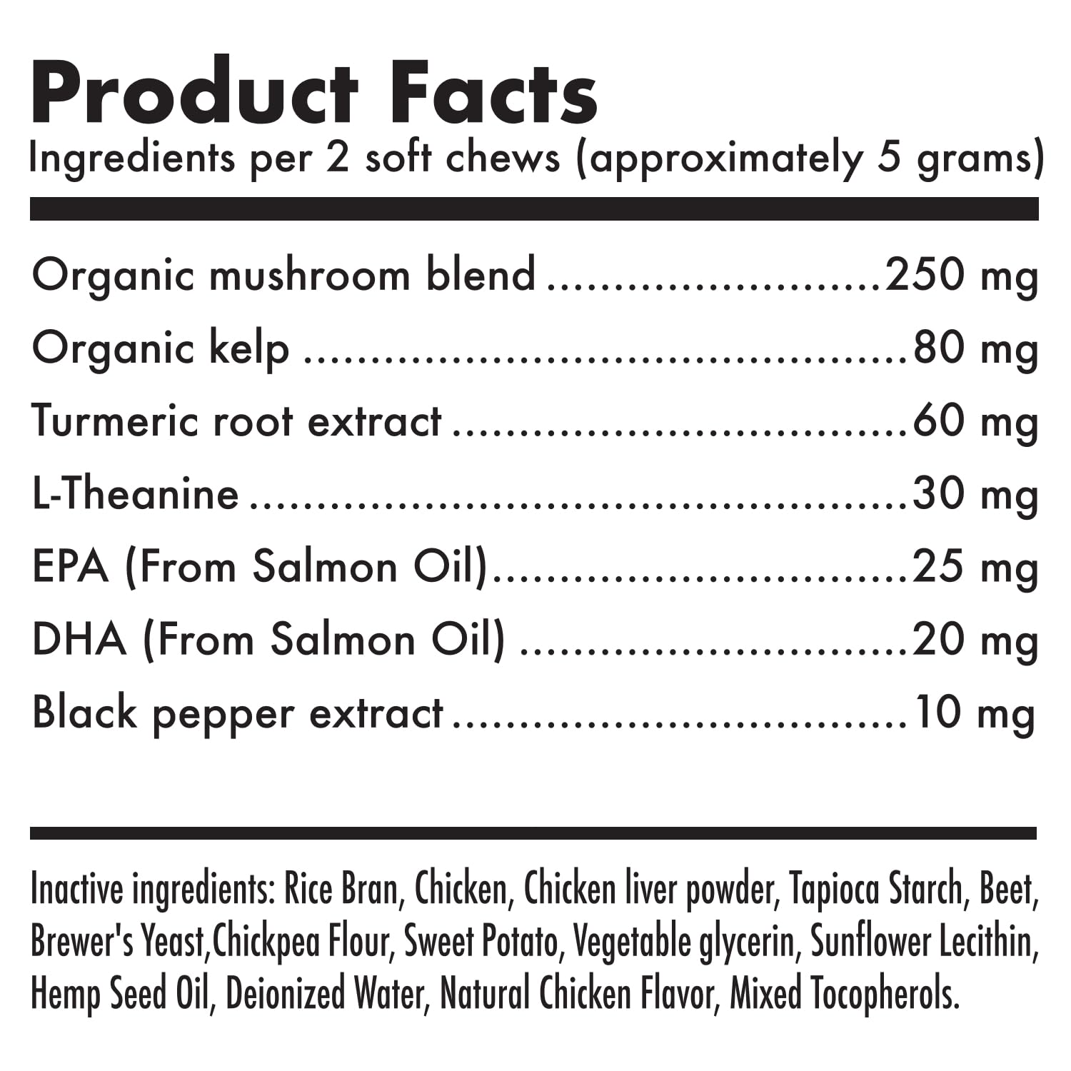 LEGITPET Mushroom Complex packaging with clean labeling.