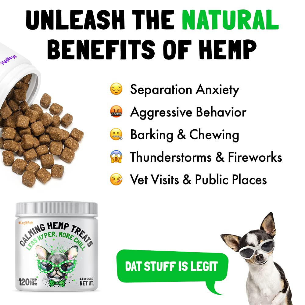 LEGITPET soft duck-flavored chews close-up, an easy way to support dog calmness.