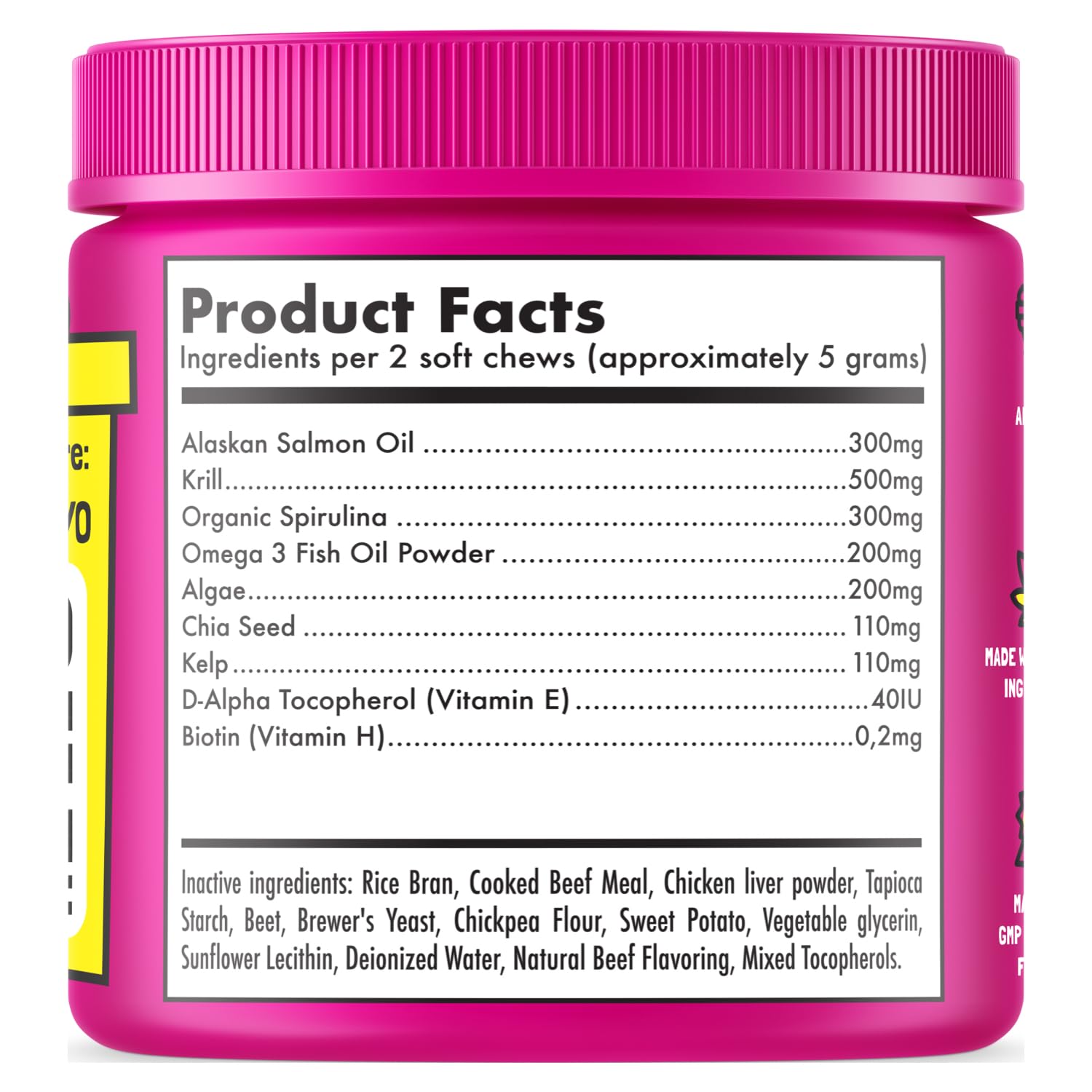 LEGITPET ingredients sourced in USA with sustainability focus