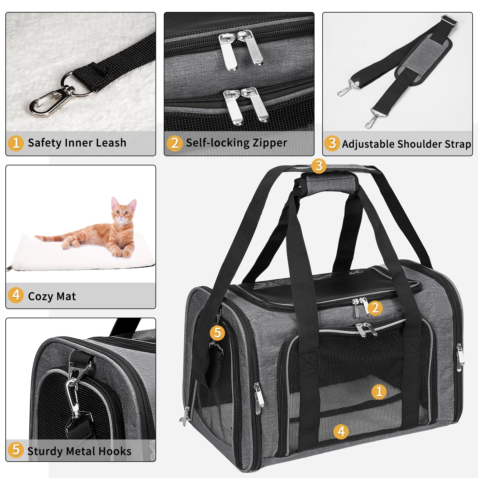 LEHNI collapsible design saves space for storage when you travel or store.