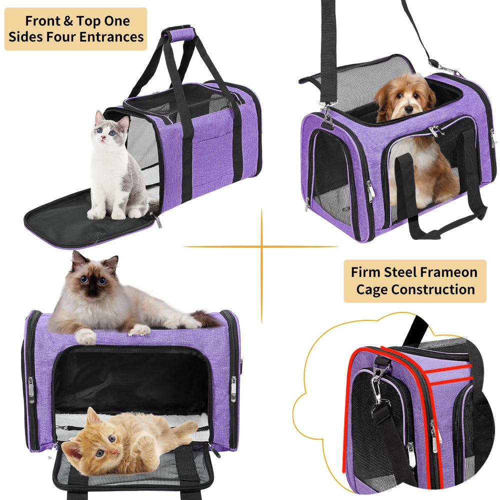 LEHNI carrier folds flat for space-saving storage and portability.