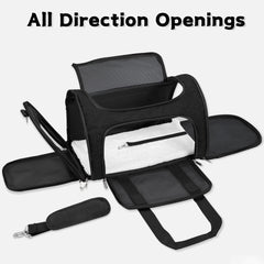 LEHNI carrier with four entrances enables quick, stress-free pet access.