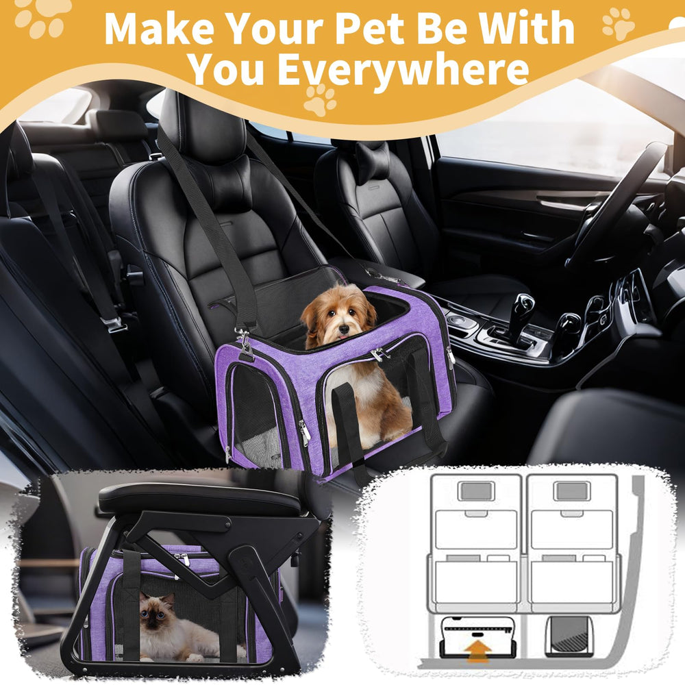 LEHNI carrier interior with breathable mesh and cozy mat for calm journeys.