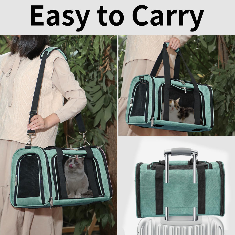 LEHNI carrier folds flat for space-saving storage