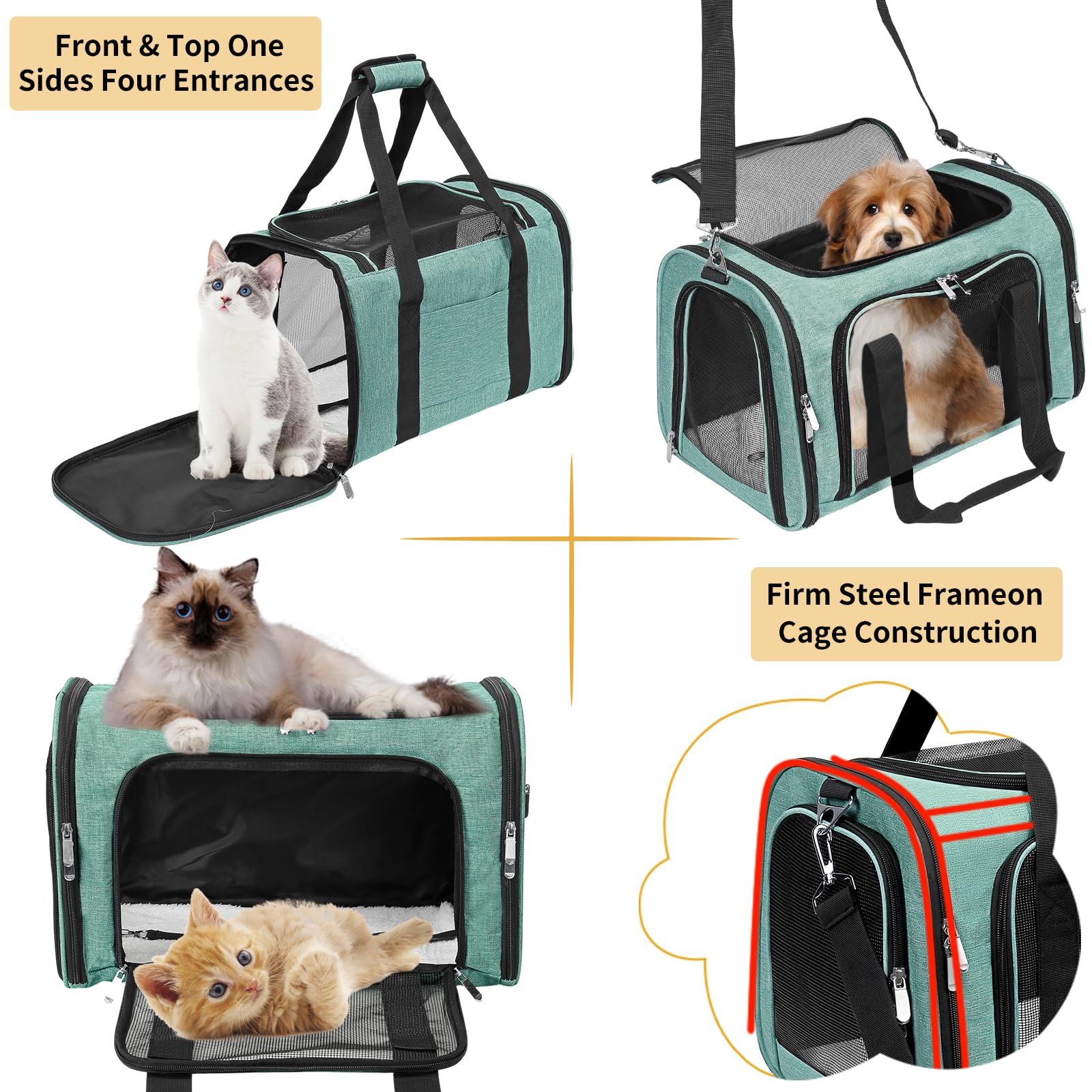 LEHNI carrier removable washable mat for quick cleaning