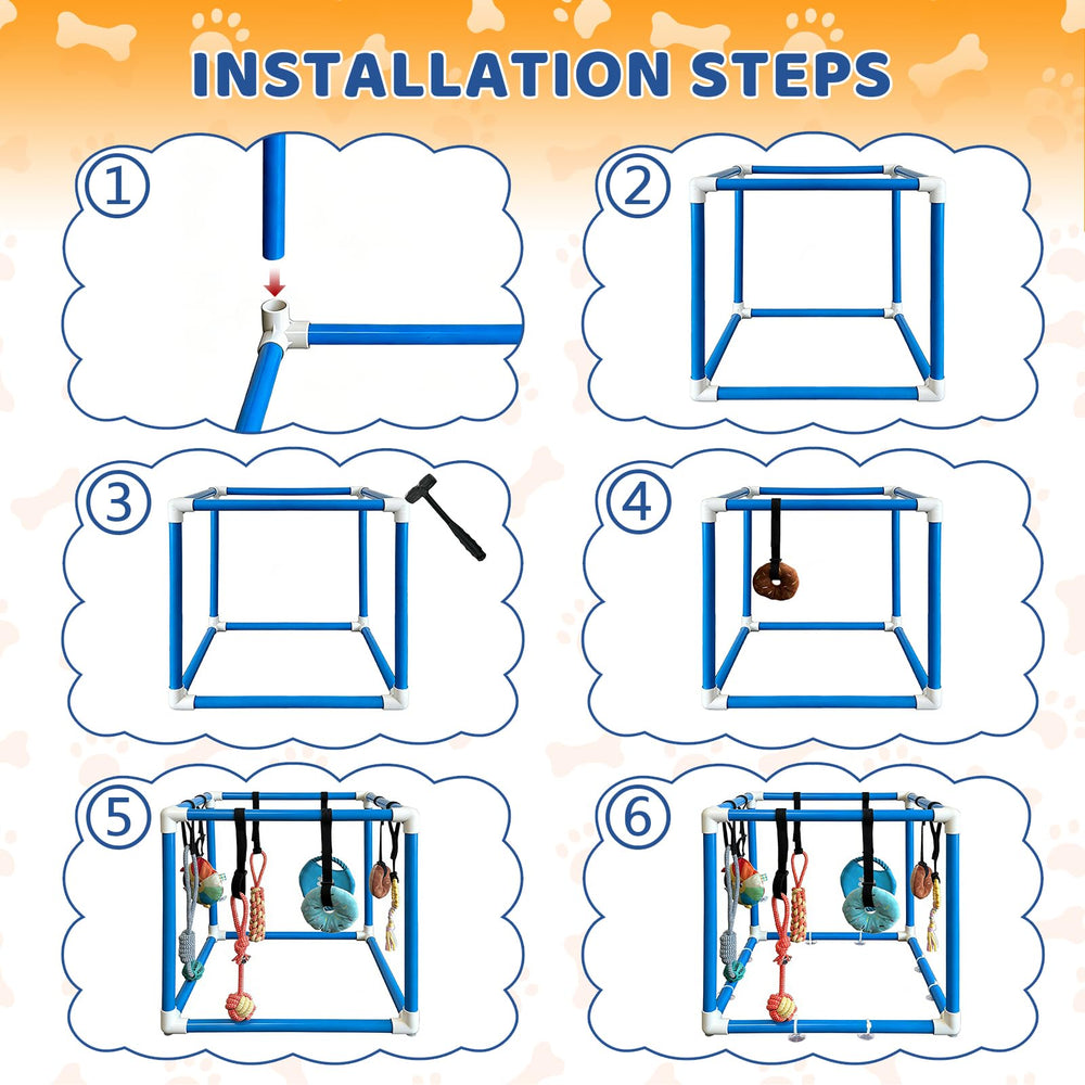 Lehorra Puppy Play Gym ideal for small dogs indoors.