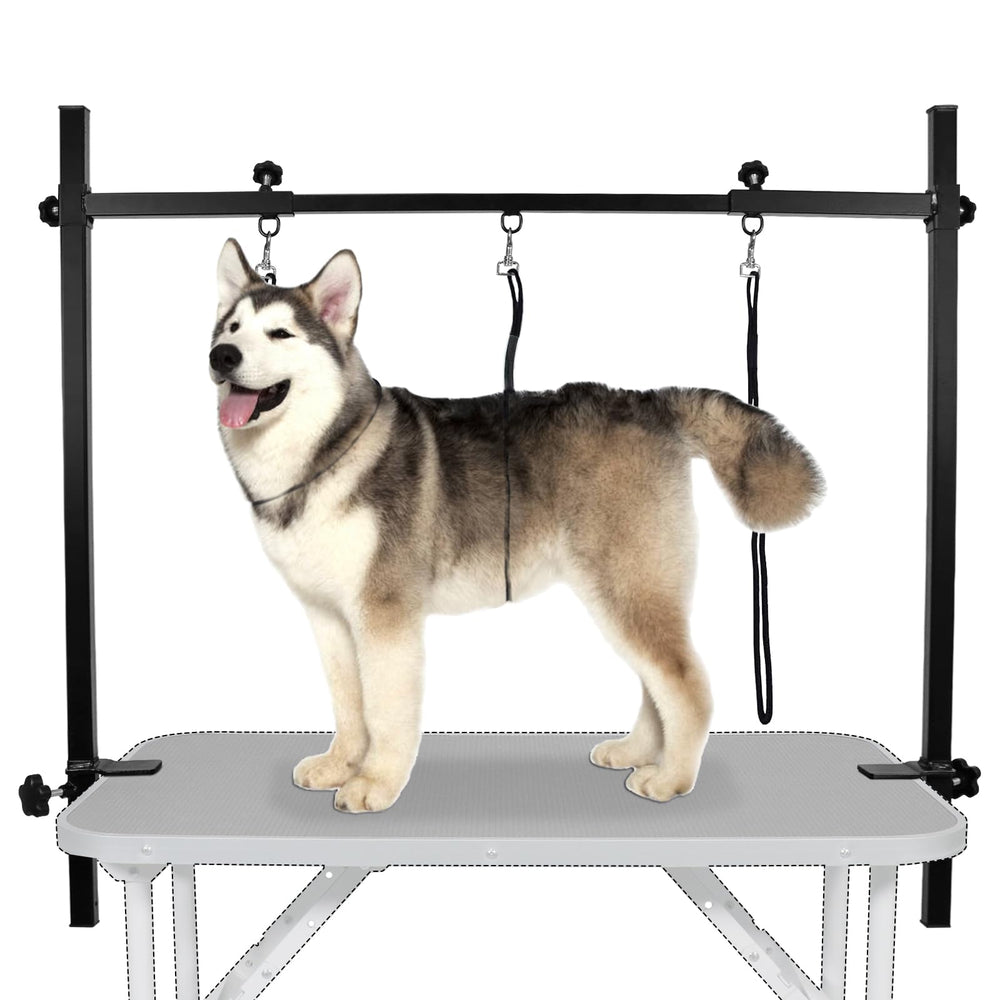 LEIBOU H-shape grooming arm attached to table for sturdy pet grooming