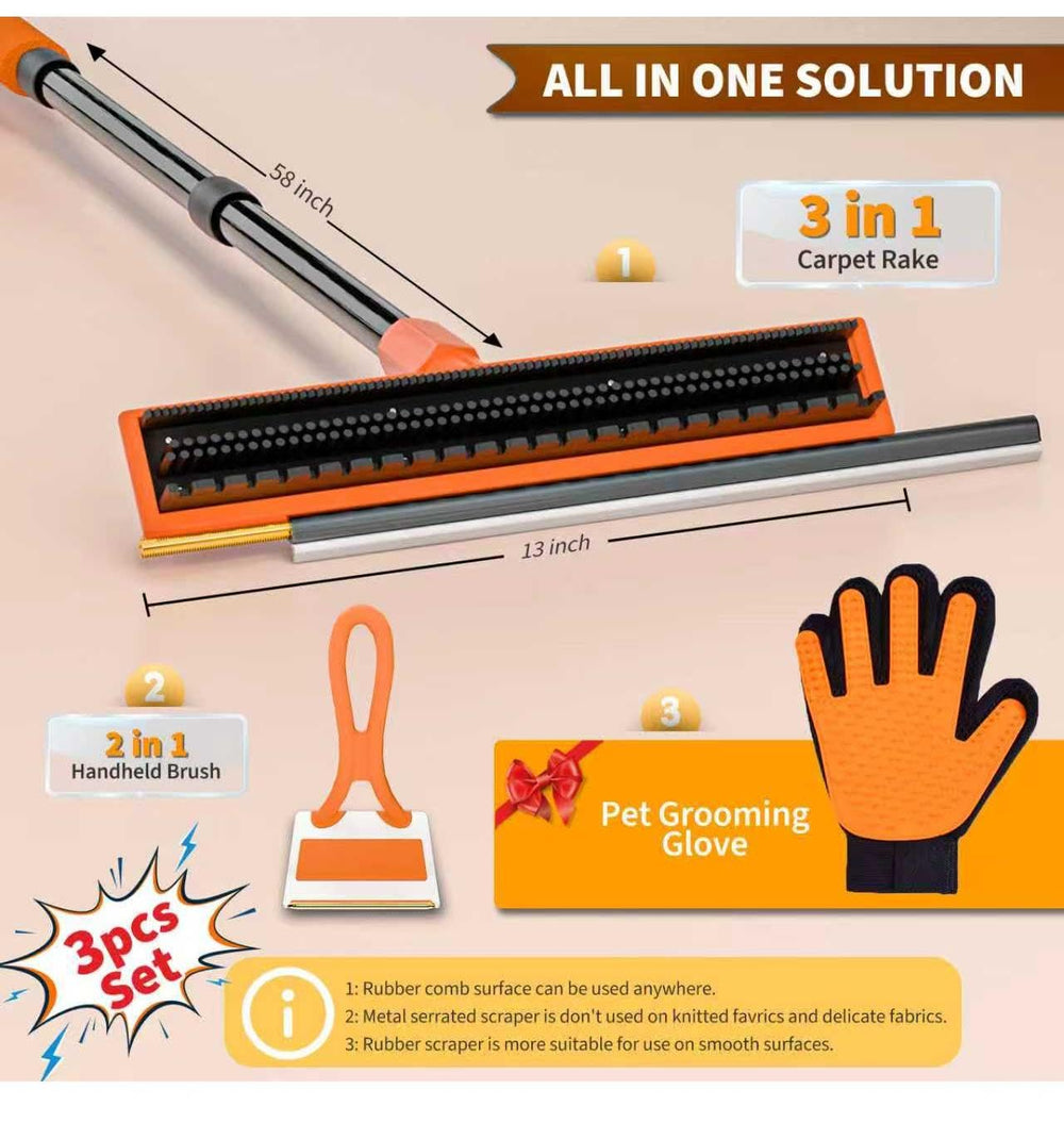 Leishiyen 3in1 modular cleaning head adapts to shags, mats, and floors