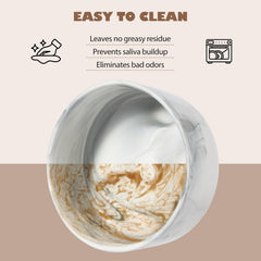 Leiyiida double-bowl design keeps food and water organized.