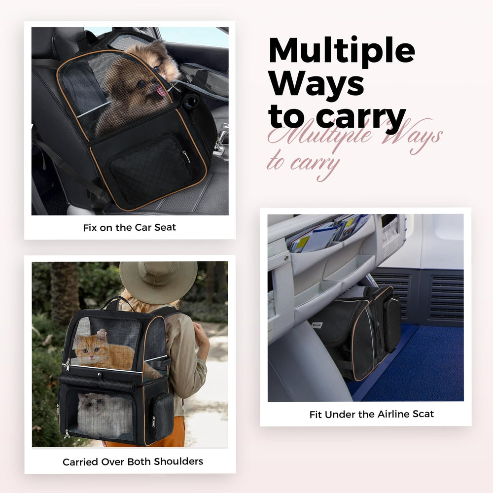 Lekebobor double-compartment design supports two small cats