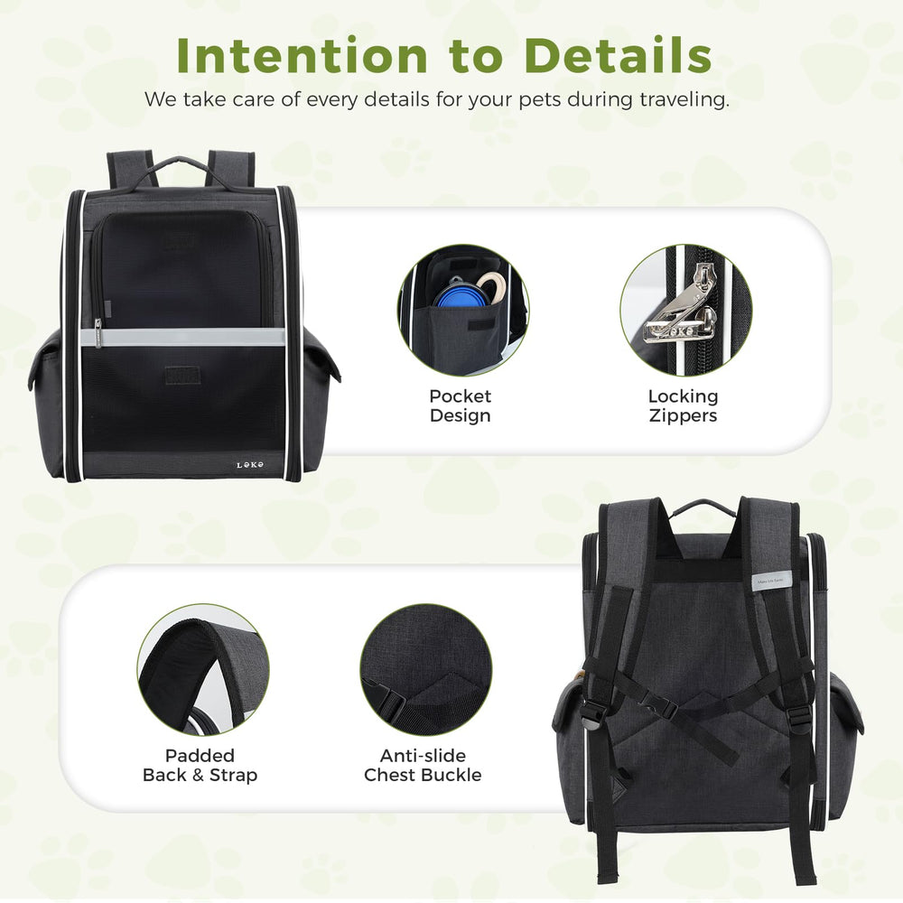 Lekereise water-repellent Oxford cloth keeps bag durable during outings