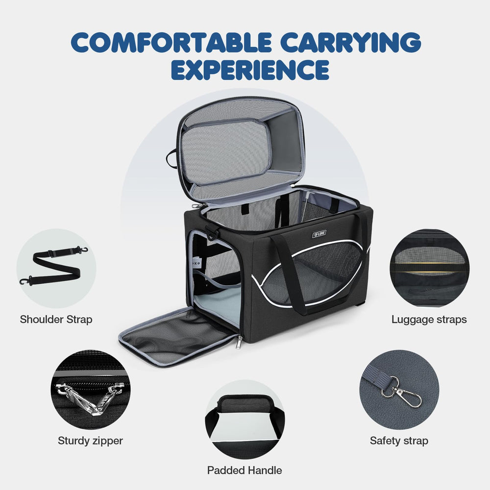 Lekereise breathable mesh on five sides for airflow and visibility