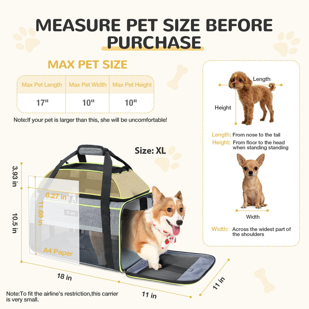 Lekereise expandable space lets pets stand and stretch comfortably