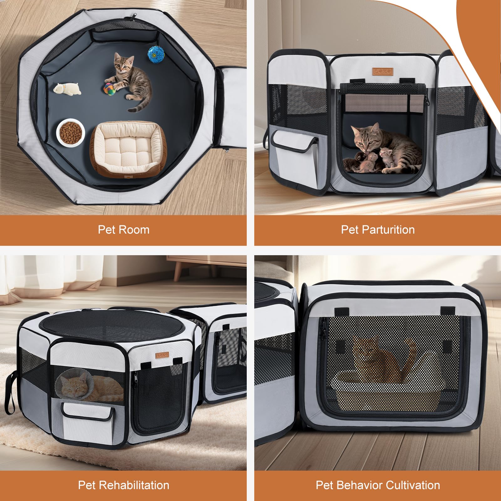 Lekereise foldable, portable design ideal for travel with pets