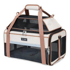 Lekereise top-expandable underseat carrier for Alaska Airlines travel and cabin use.