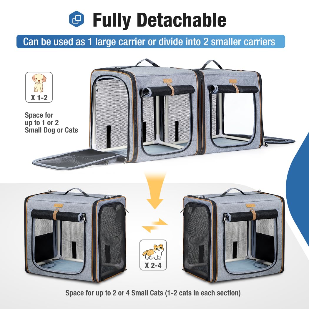 Lekereise two-in-one travel crate doubles as secure playpen on the go.