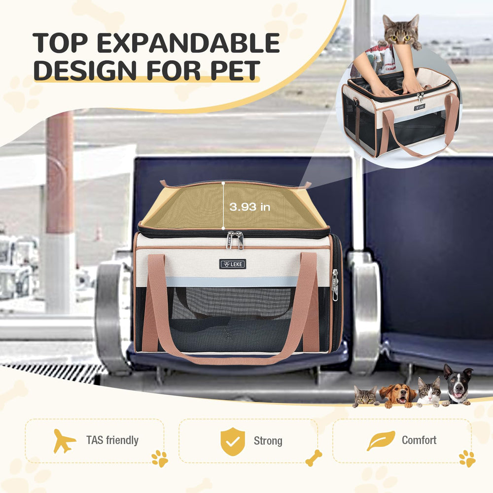 Lekereise zipper snap lock adds safety against paw openings.