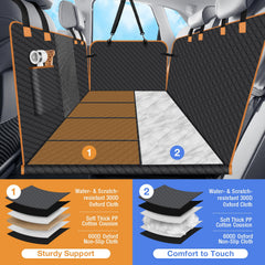 Lekespring waterproof back seat cover protects upholstery from spills.
