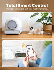 LELOKIDZ self-cleaning litter box compact dimensions fit small spaces with ease.
