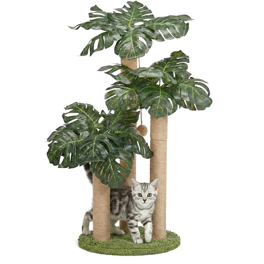 LEMONDA 315inch cat scratching post forest tower for durable indoor use.