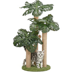 LEMONDA 315inch cat scratching post forest tower for durable indoor use.
