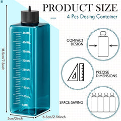 LemonRoad 450 ml clear dosing container showing transparent level indicator.