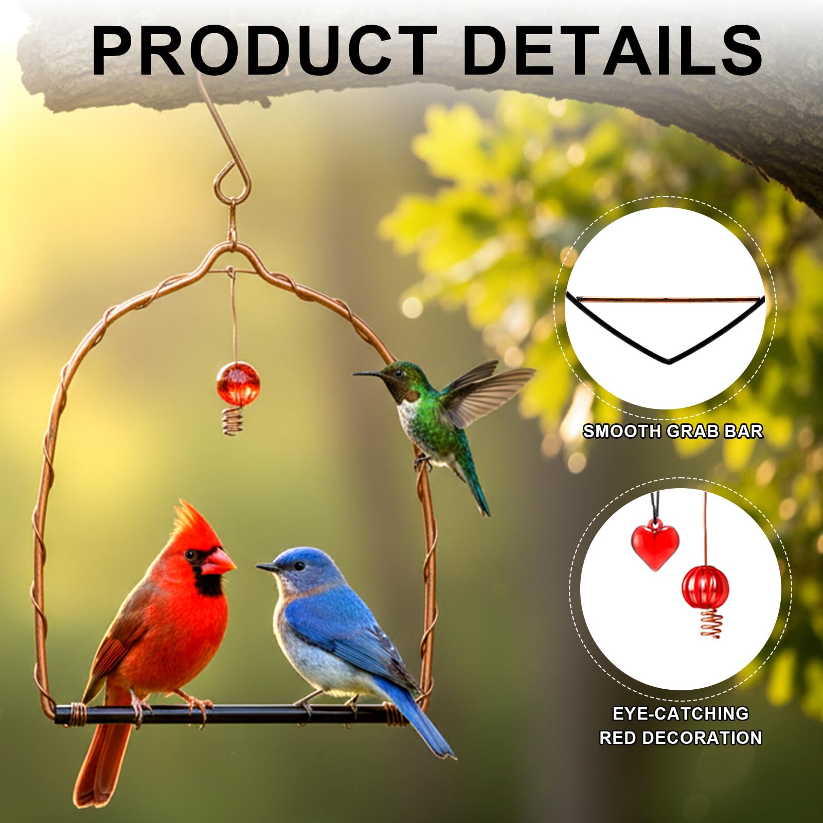LemonRoad iron S hooks provide secure hanging for outdoor spaces.