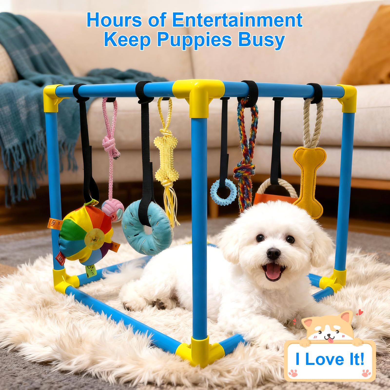LemSen PVC frame with rounded edges supports sturdy indoor exploration.