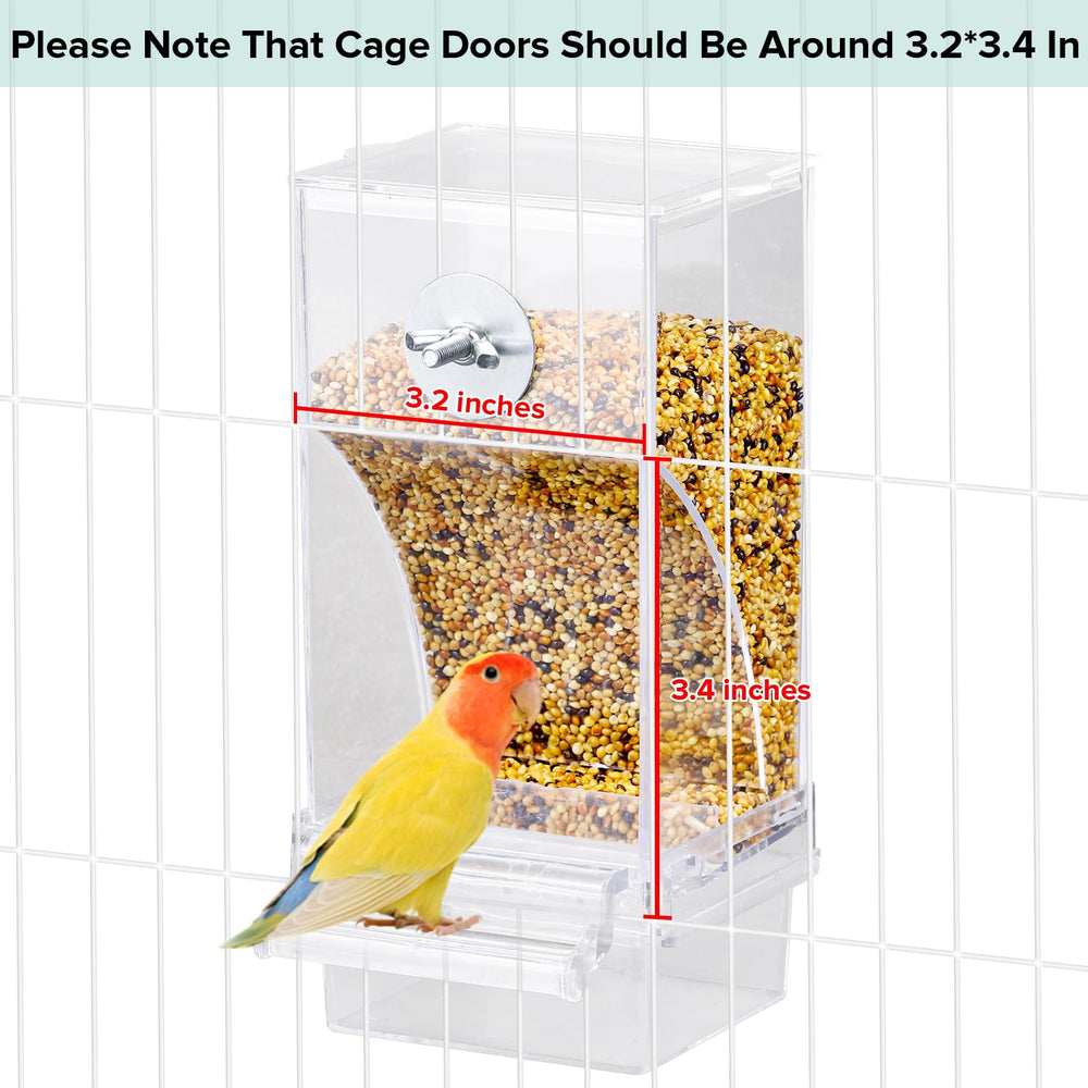 lemtrflo cage accessory ideal for cockatiels, finches, budgies and canaries.
