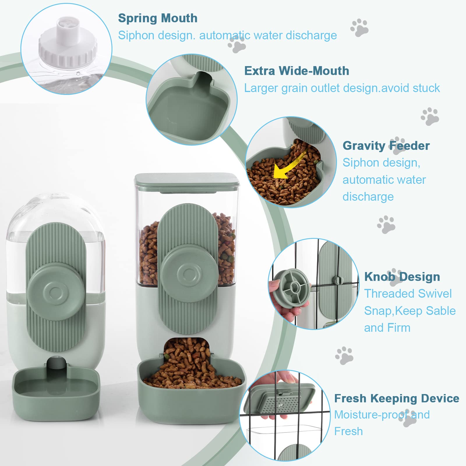 Lemtrflo cage compatibility ensures fit with 3–6 cm spacing in various cages.