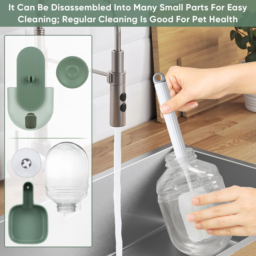 Lemtrflo gravity auto-refill system maintains fresh water availability.