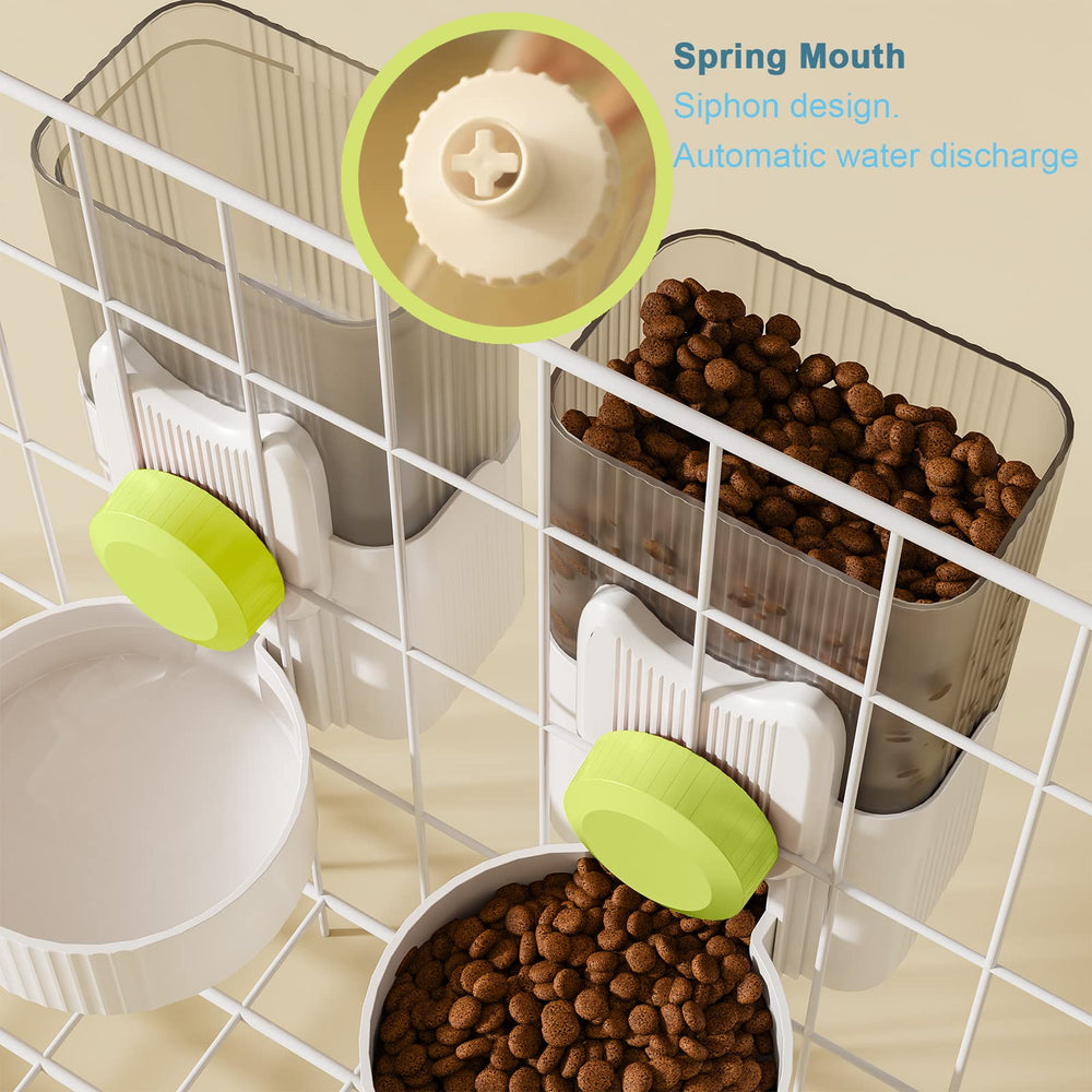 Lemtrflo guinea pig cage setup uses 4.7 inch bowls for easy access.