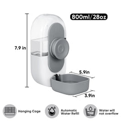 Lemtrflo guinea pig water bowl keeping hydration within easy reach.