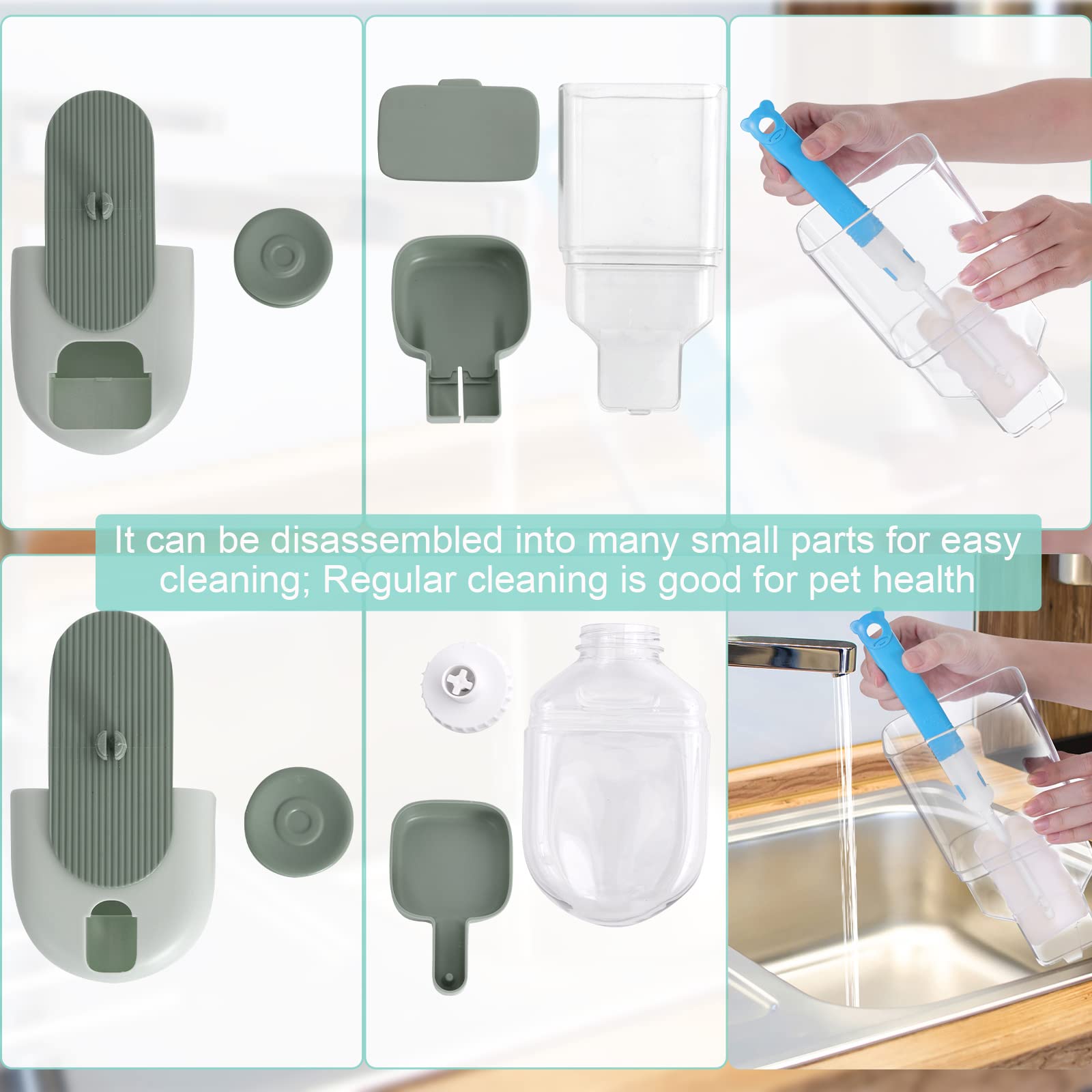 Lemtrflo polypropylene construction is safe and easy to sanitize for pet care.