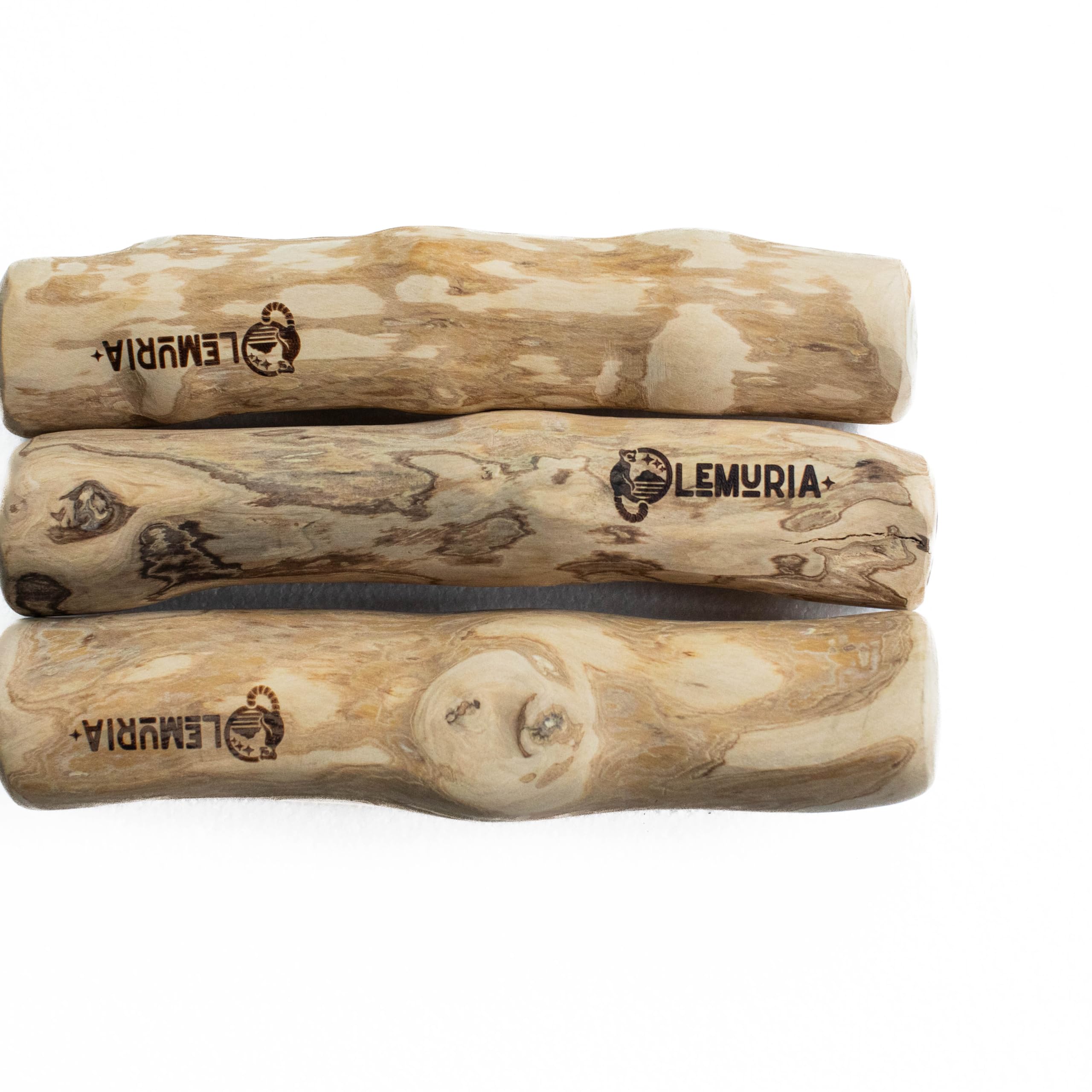 Lemuria handmade natural chew sticks sourced from Vietnamese coffee trees for sustainable play
