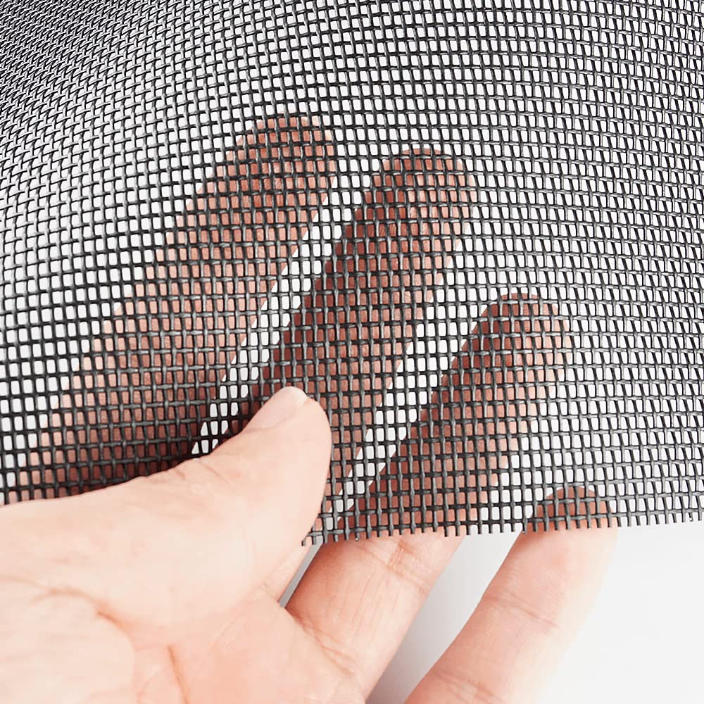 Lengtimo vinyl-coated poly mesh close-up demonstrates durability.