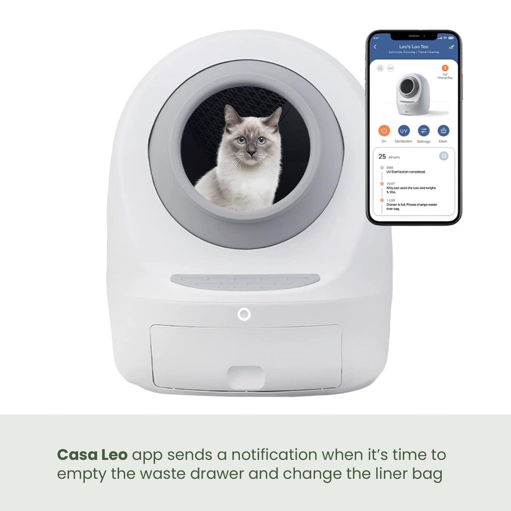 Leo's Loo Too ease-of-use close-up for quick disposal.