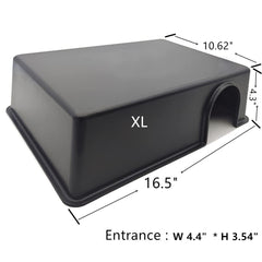 Leoterra XL durable plastic keeps the hide sturdy and easy to clean