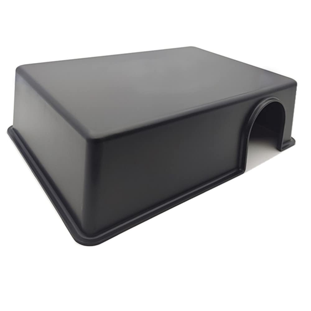 Leoterra XL snake hide entrance size provides secure access for ball pythons